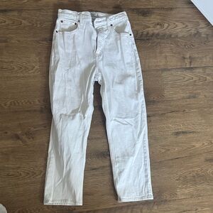 Women’s Abercrombie White Jeans